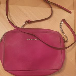 Red Micheal kors bag